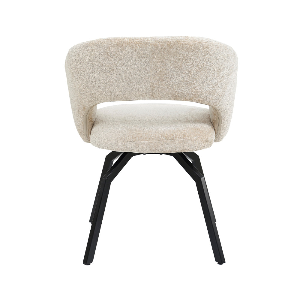 Silla de comedor Aranea beige Symphony 3 PTMD