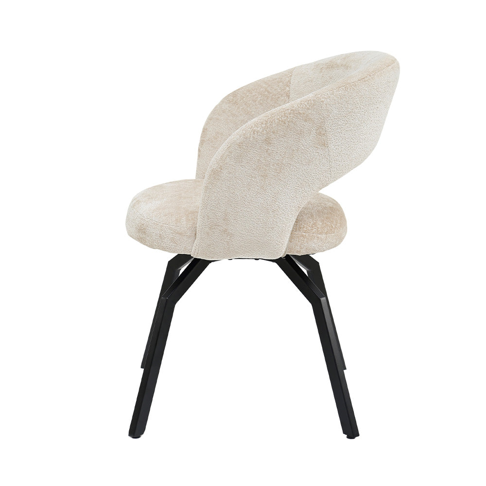 Silla de comedor Aranea beige Symphony 3 PTMD