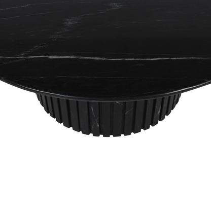 Mesa de centro Neelim - 91x91x41 cm - Mármol - Negro PTMD