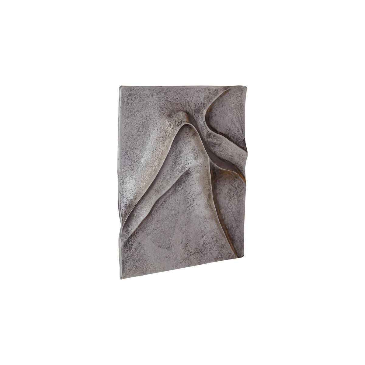 Panel de pared Gihan S - 42x5x42 cm - Aluminio - Plata PTMD