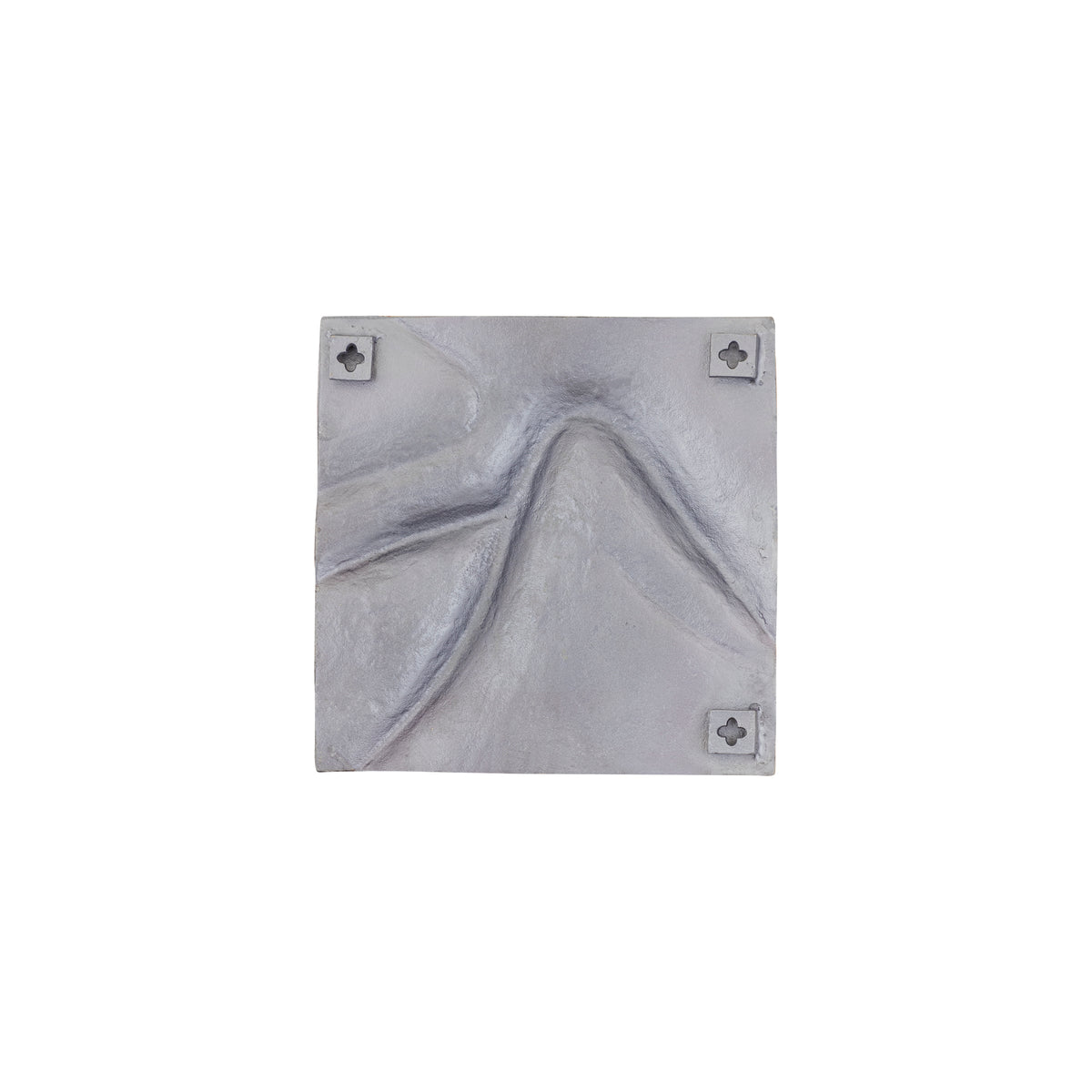 Panel de pared Gihan S - 42x5x42 cm - Aluminio - Plata PTMD