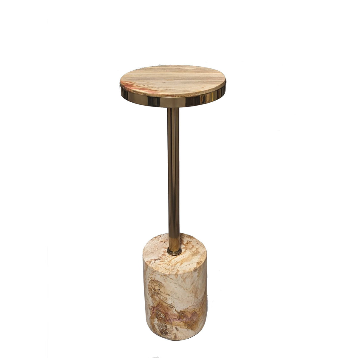 Mody Mesa auxiliar Madera petrificada Natural PTMD