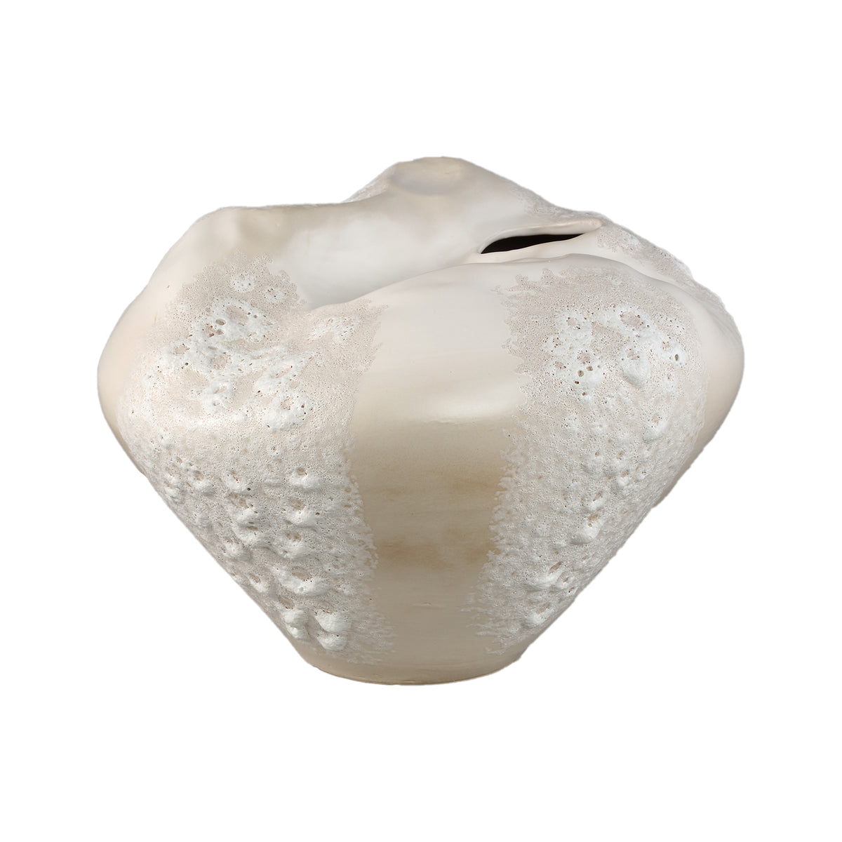 Jarrón Dangelo Crema Cerámica Extra Large PTMD
