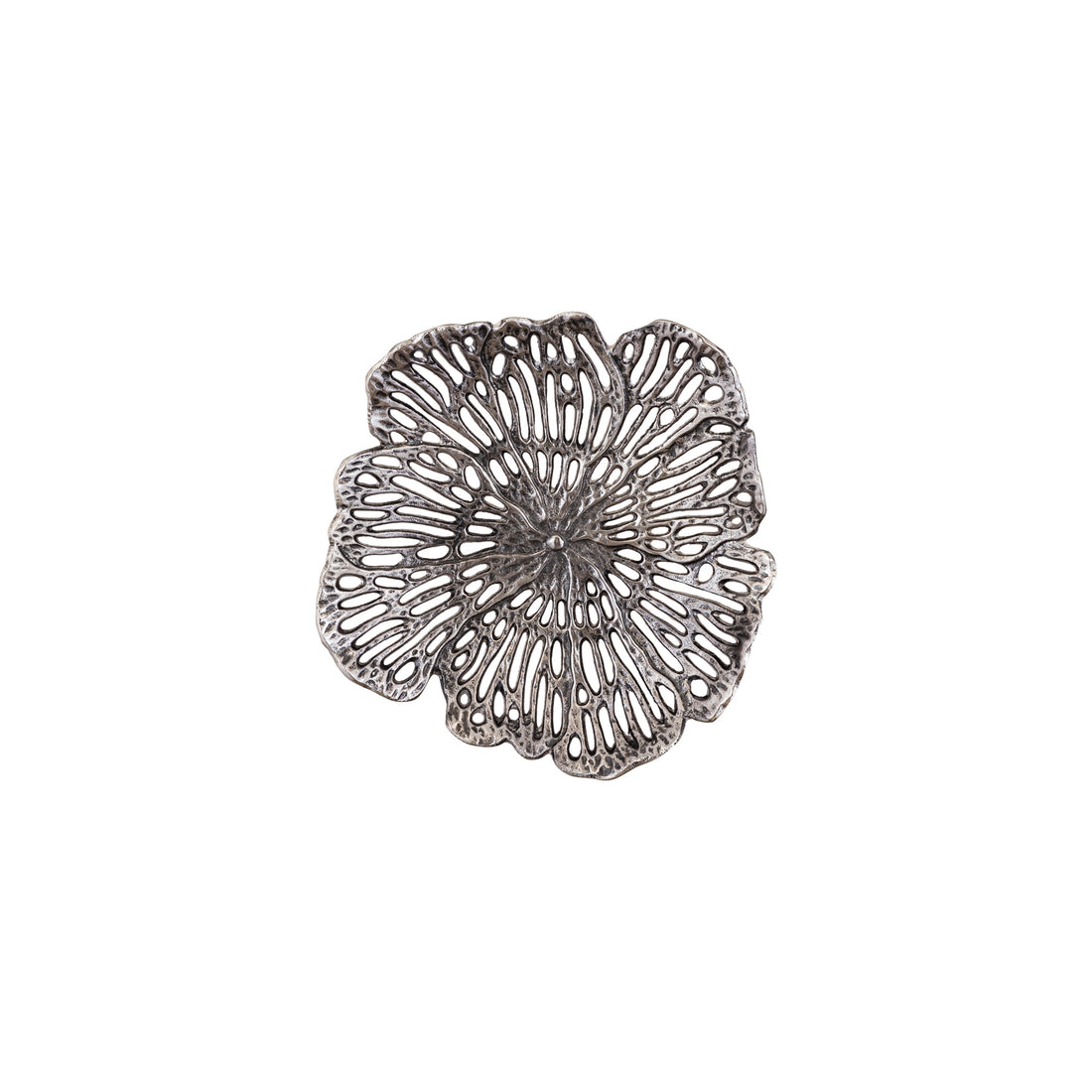 Plato Ryhann S - 31x30x6 cm - Aluminio - Plata PTMD