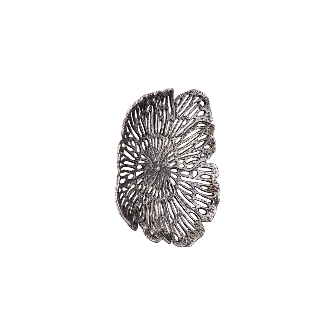 Plato Ryhann S - 31x30x6 cm - Aluminio - Plata PTMD