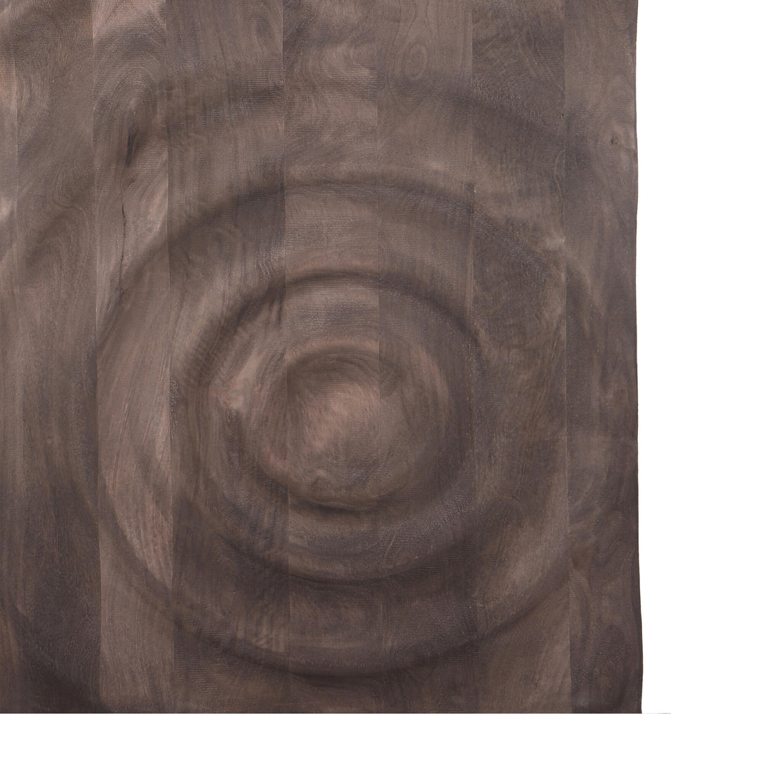 Panel de pared circular Mattin Brown de madera de mango, rectangular PTMD