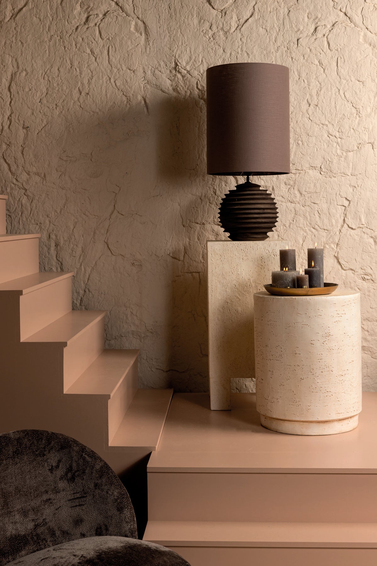 Mesa auxiliar rectangular Chandar Cream MgO PTMD
