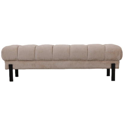 Banco Melbourne 160x47x48cm Beige PTMD