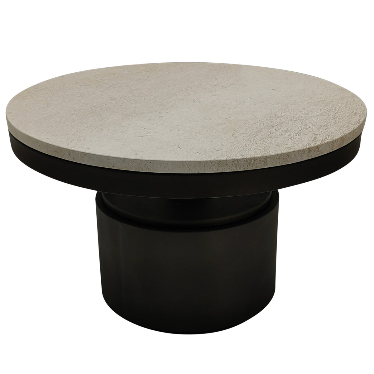 Bregt Mesa de centro baja Mármol beige PTMD