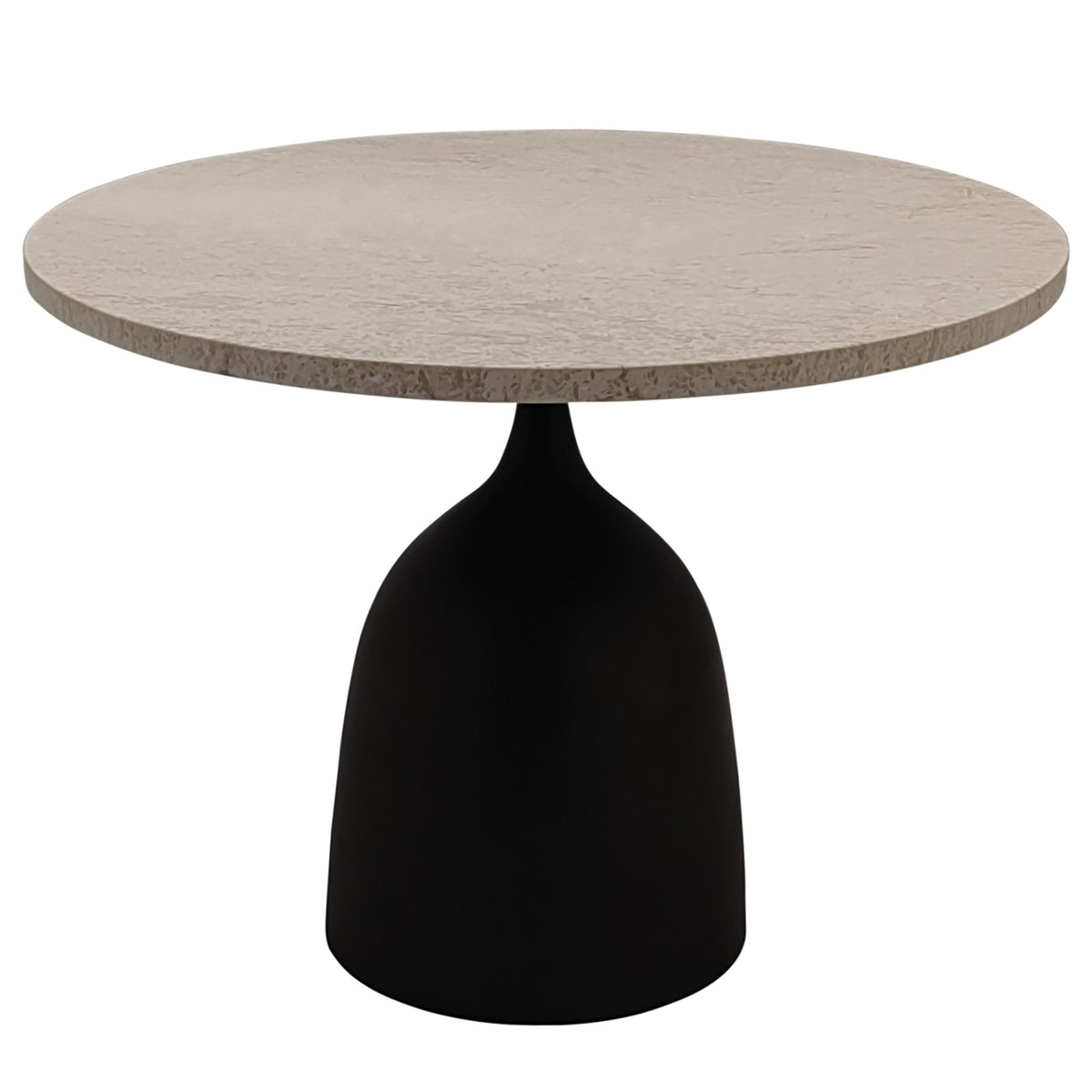 Patras Mesa auxiliar Mármol beige Redonda Ø60cm PTMD