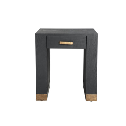 Mesita de noche Tiess Madera 1 Cajón PTMD