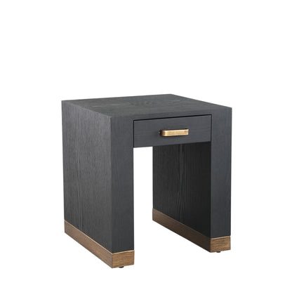 Mesita de noche Tiess Madera 1 Cajón PTMD