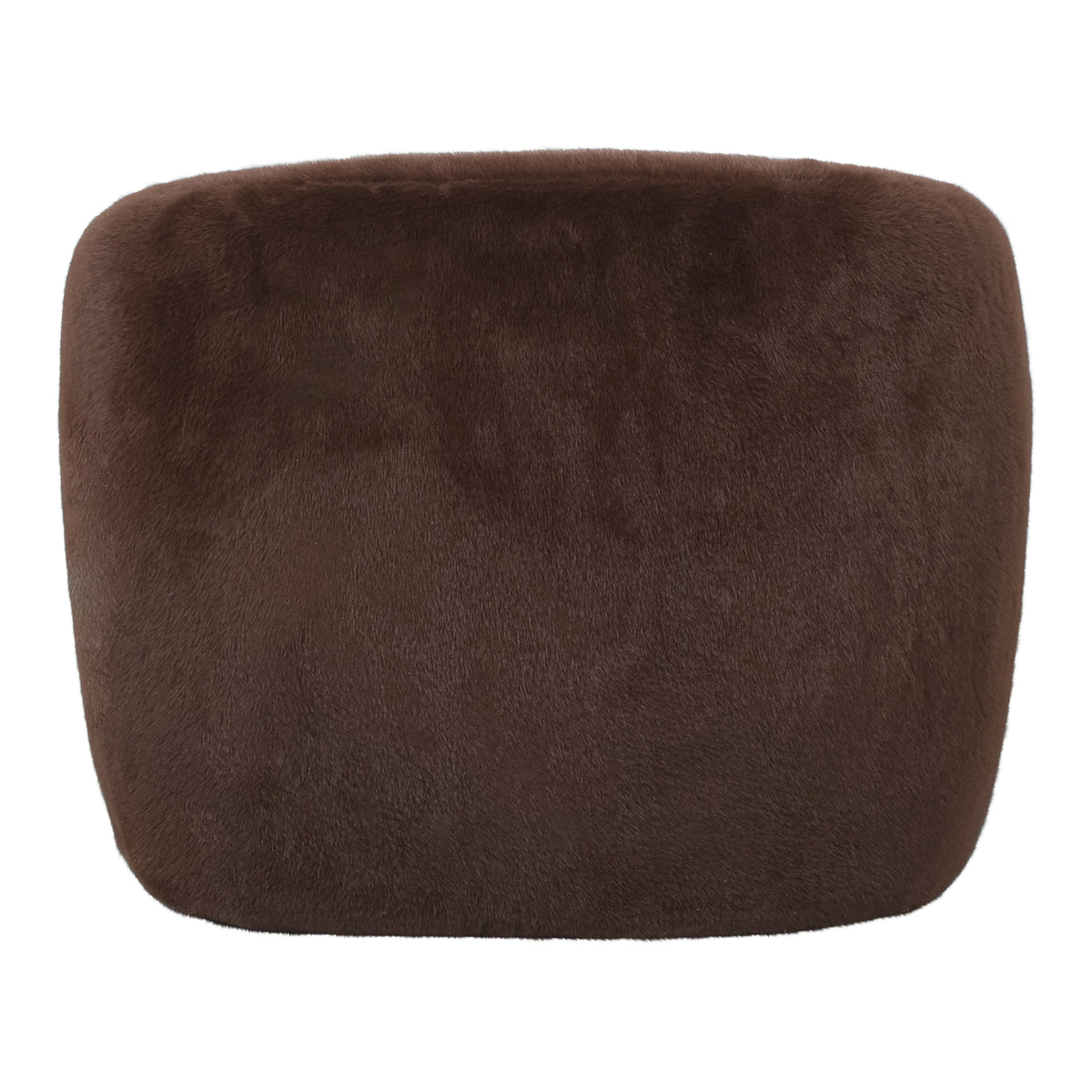 Sillón Aphrodite marrón oscuro de piel sintética PTMD
