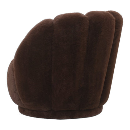 Sillón Furia marrón oscuro de piel PTMD