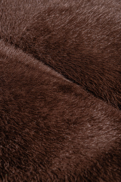 Sillón Furia marrón oscuro de piel PTMD