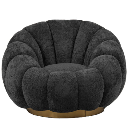 Sillón giratorio Daisy Antracita Euphoria PTMD