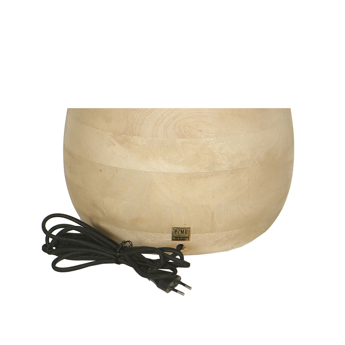 Lámpara de mesa Peake Madera de mango natural Grande PTMD