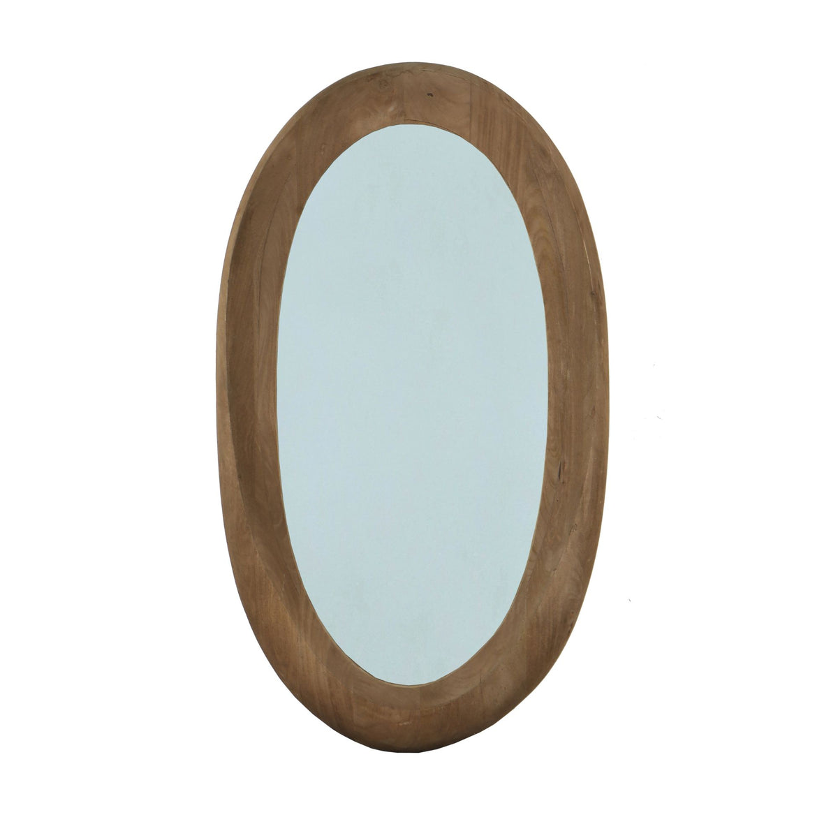 Espejo ovalado Noam de madera de mango 68 x 8 x 120 cm PTMD