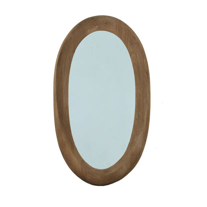 Espejo ovalado Noam de madera de mango 68 x 8 x 120 cm PTMD