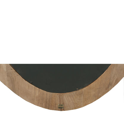 Espejo ovalado Noam de madera de mango 68 x 8 x 120 cm PTMD