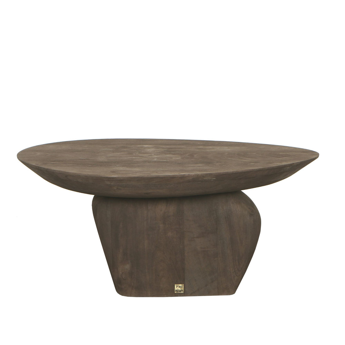 Mesa de centro Harshad de madera de mango marrón, orgánica PTMD