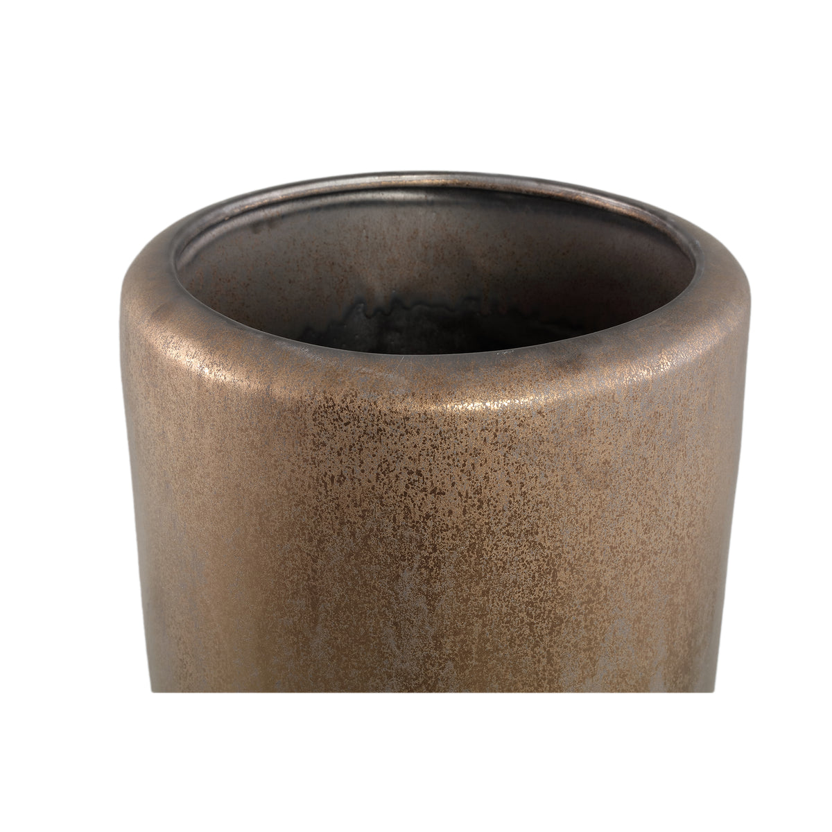 Kyleigh Bronce Redondo Cerámica Maceta Smooth High XL PTMD