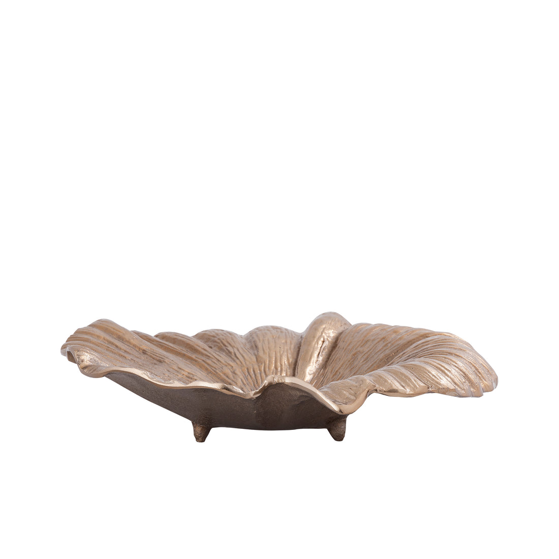 Plato Losh BrownGold Alu Wavy Leaf Ovalado PTMD