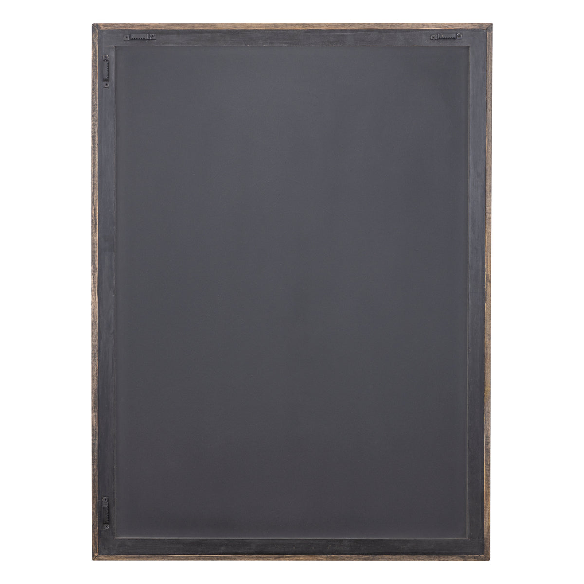 Levya Panel de pared rectangular de madera negra con patrón circular PTMD