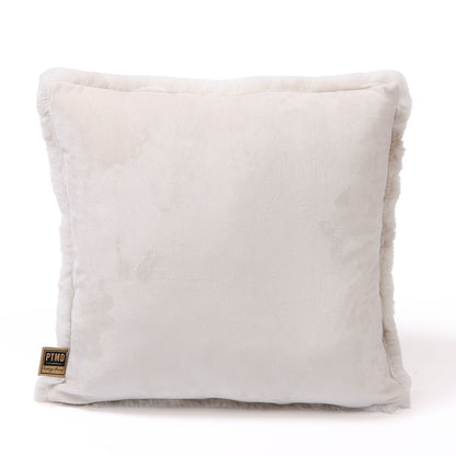 Cojín Linde terciopelo blanco roto 45x45 cm PTMD