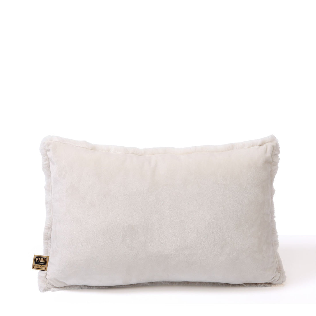 Cojín Linde terciopelo blanco roto 60x40 cm PTMD