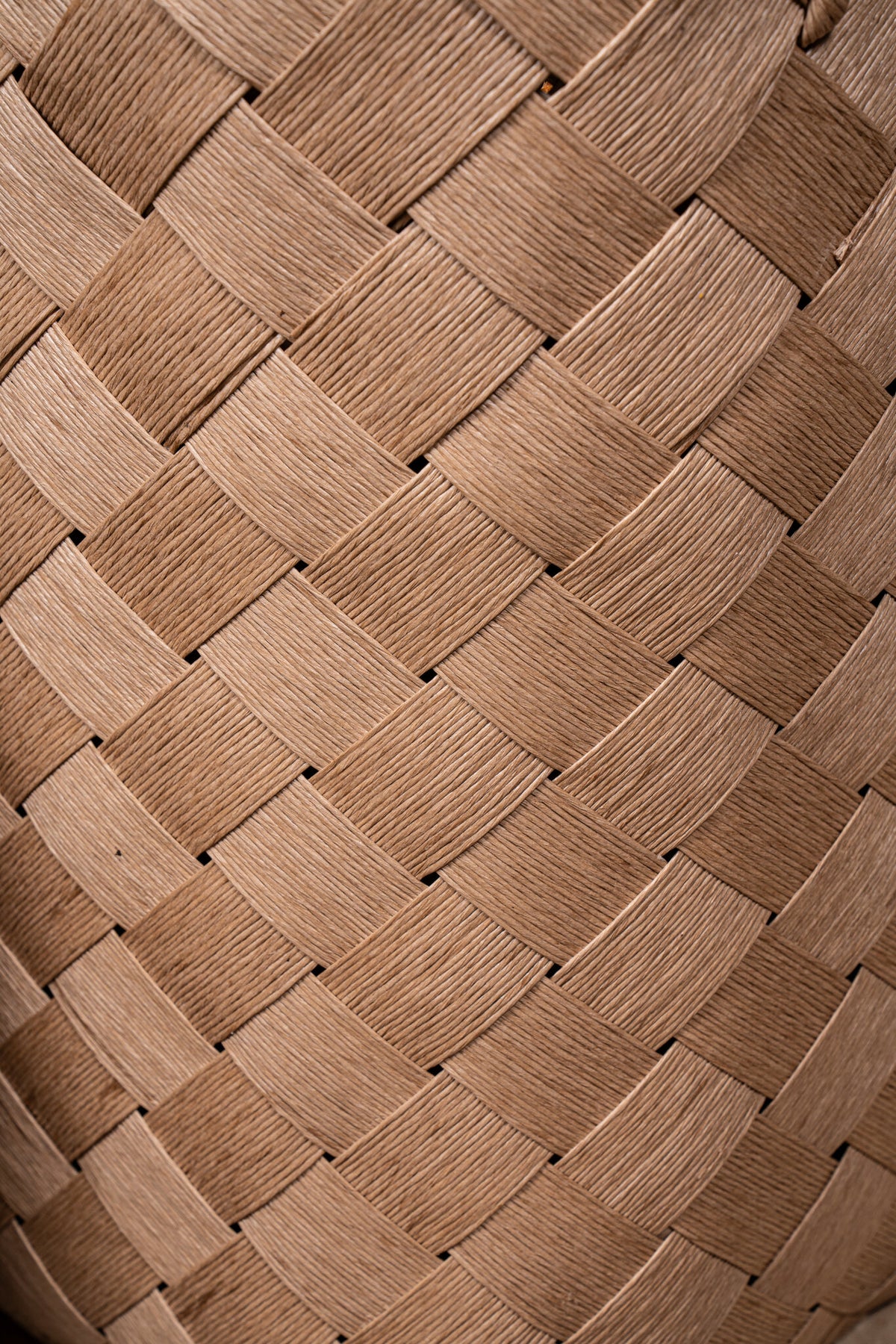 Asa de cesta redonda natural de papel trenzado Clarke SV3 PTMD