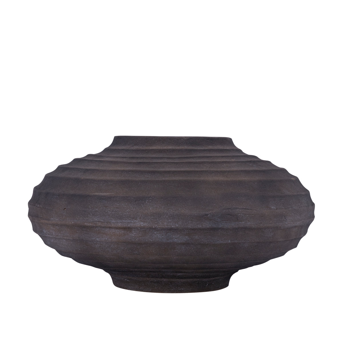 Kody Brown Stone Wash maceta acanalada de aluminio fundido L PTMD