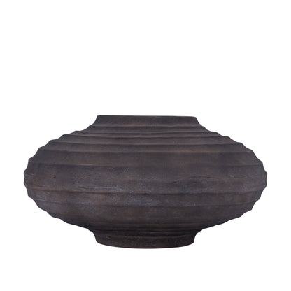 Kody Brown Stone Wash maceta acanalada de aluminio fundido L PTMD