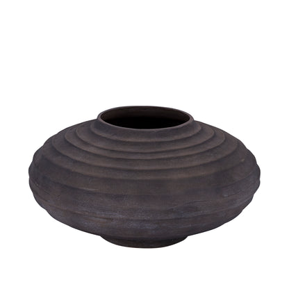 Kody Brown Stone Wash maceta acanalada de aluminio fundido L PTMD