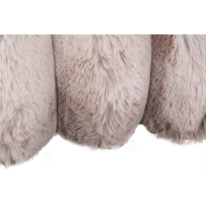 Cojín Divvo Beige de Canalé Ancho Rectangular PTMD