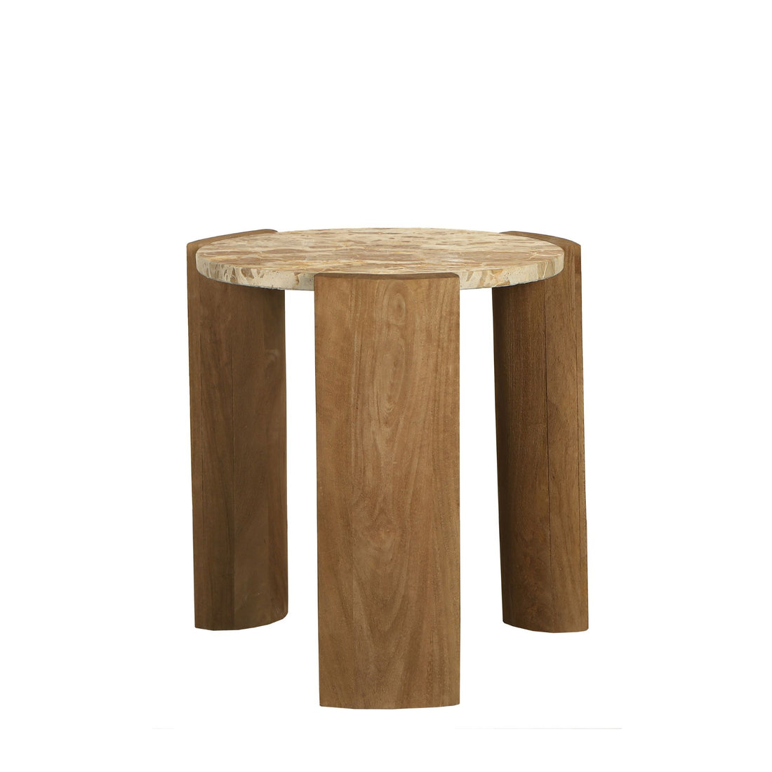 Mesa auxiliar Javina Mármol Natural Ø52cm PTMD