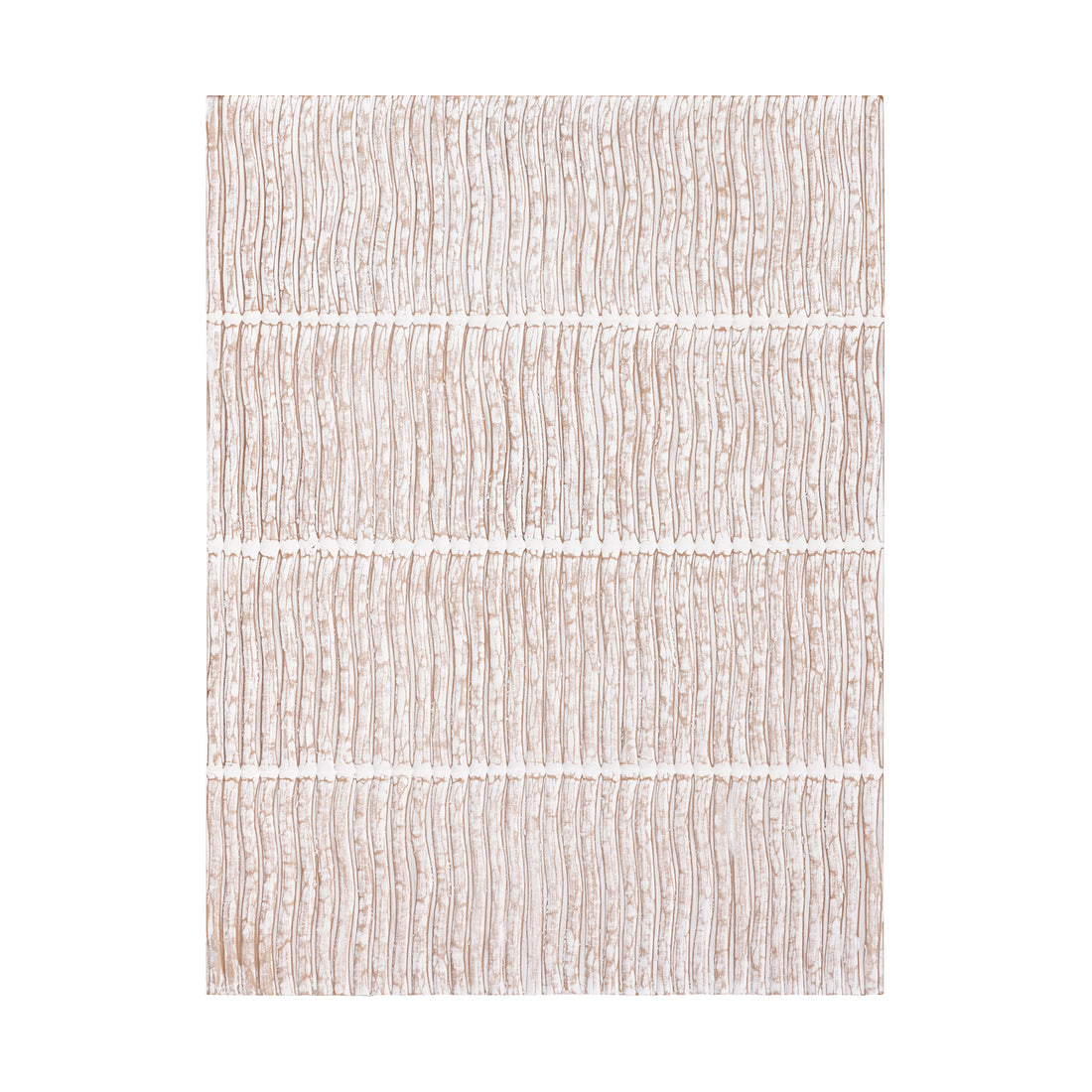 Panel de pared Seline Blanco MDF Ondulado Pequeño PTMD