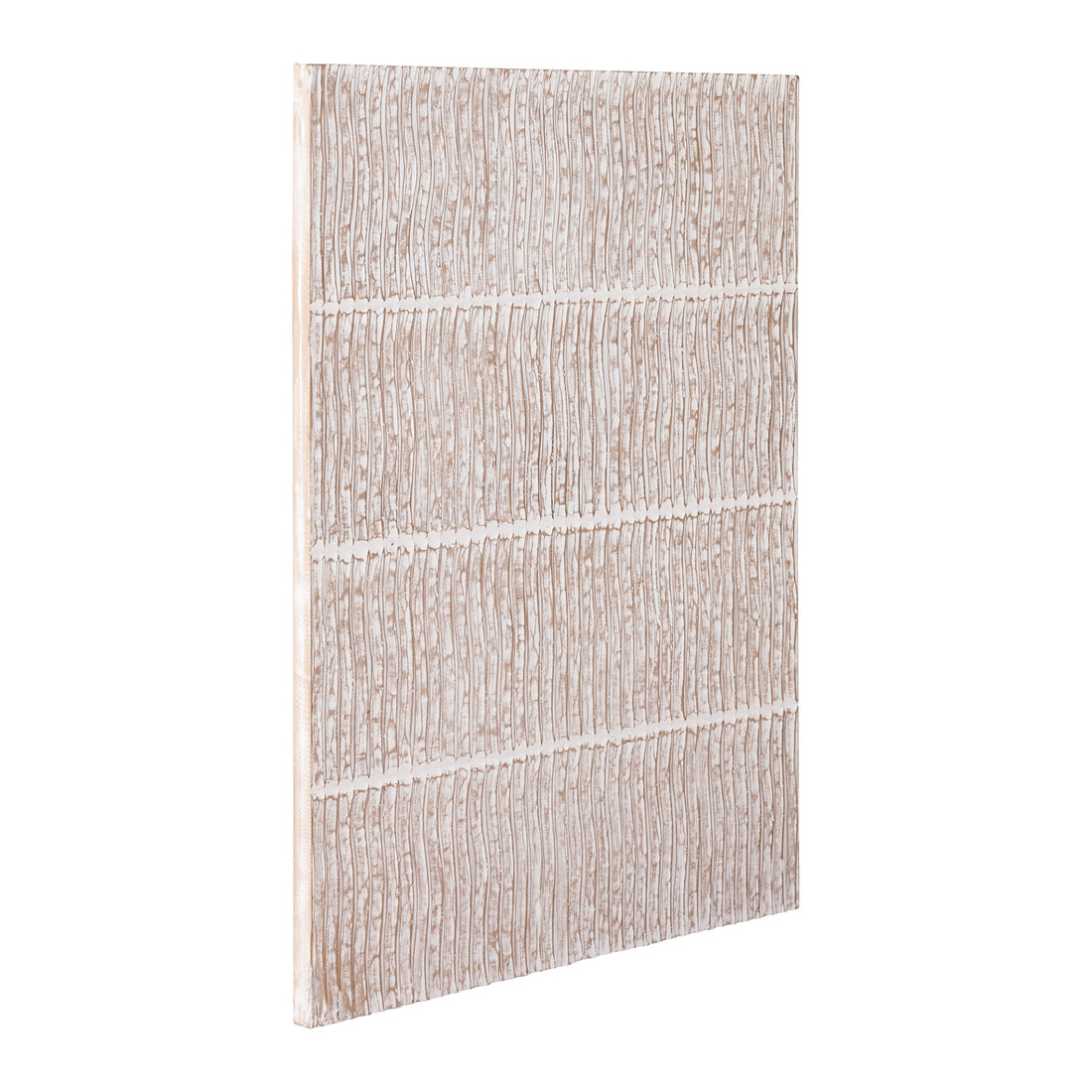 Panel de pared Seline Blanco MDF Ondulado Pequeño PTMD