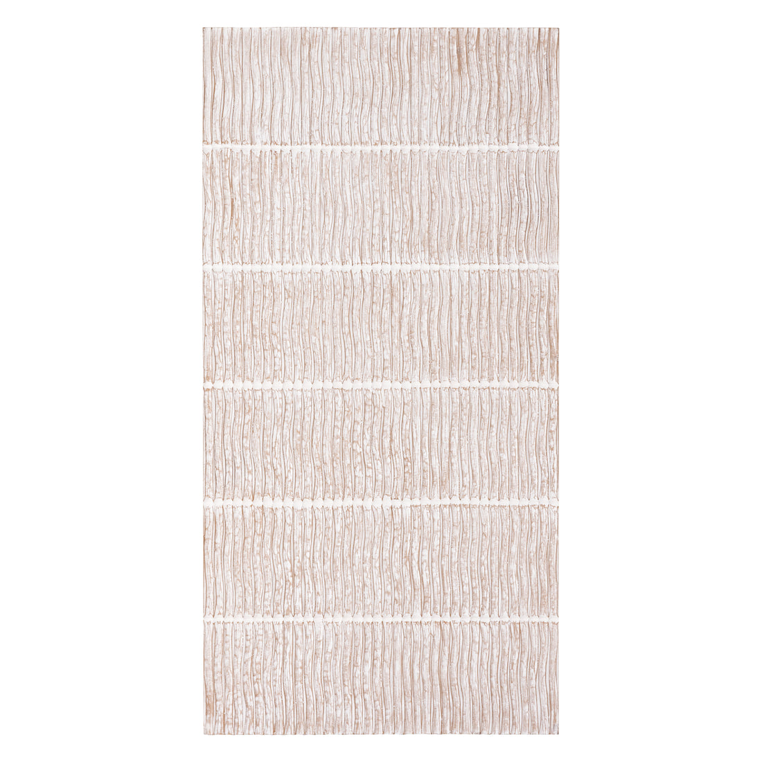 Panel de pared Seline Blanco MDF Ondulado Grande PTMD