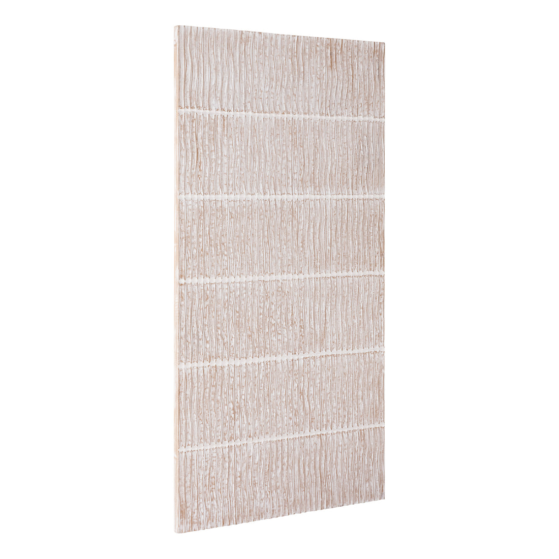 Panel de pared Seline Blanco MDF Ondulado Grande PTMD