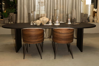 Silla de comedor Bosca Legacy 15 beige Set de 2 PTMD