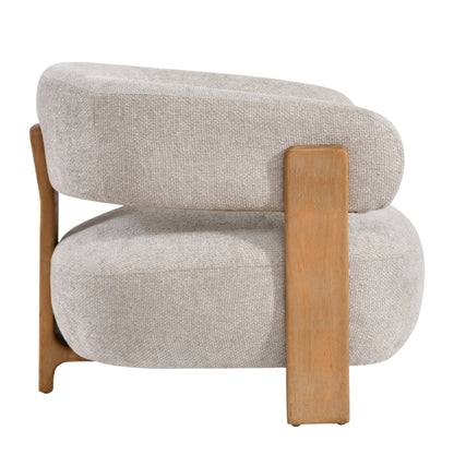 Sillón Mire Cream Legacy 15 Dove Madera de caucho PTMD