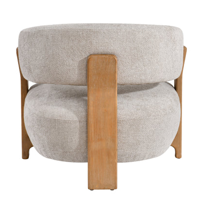 Sillón Mire Cream Legacy 15 Dove Madera de caucho PTMD