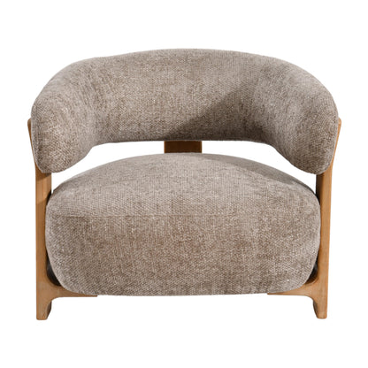 Sillón Mire Taupe Legacy 3 Mink Madera de caucho PTMD