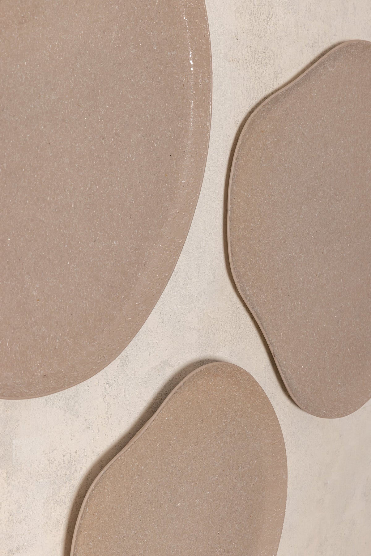 Dezia Panel de pared Hierro Beige Mosaico Orgánico Medio PTMD
