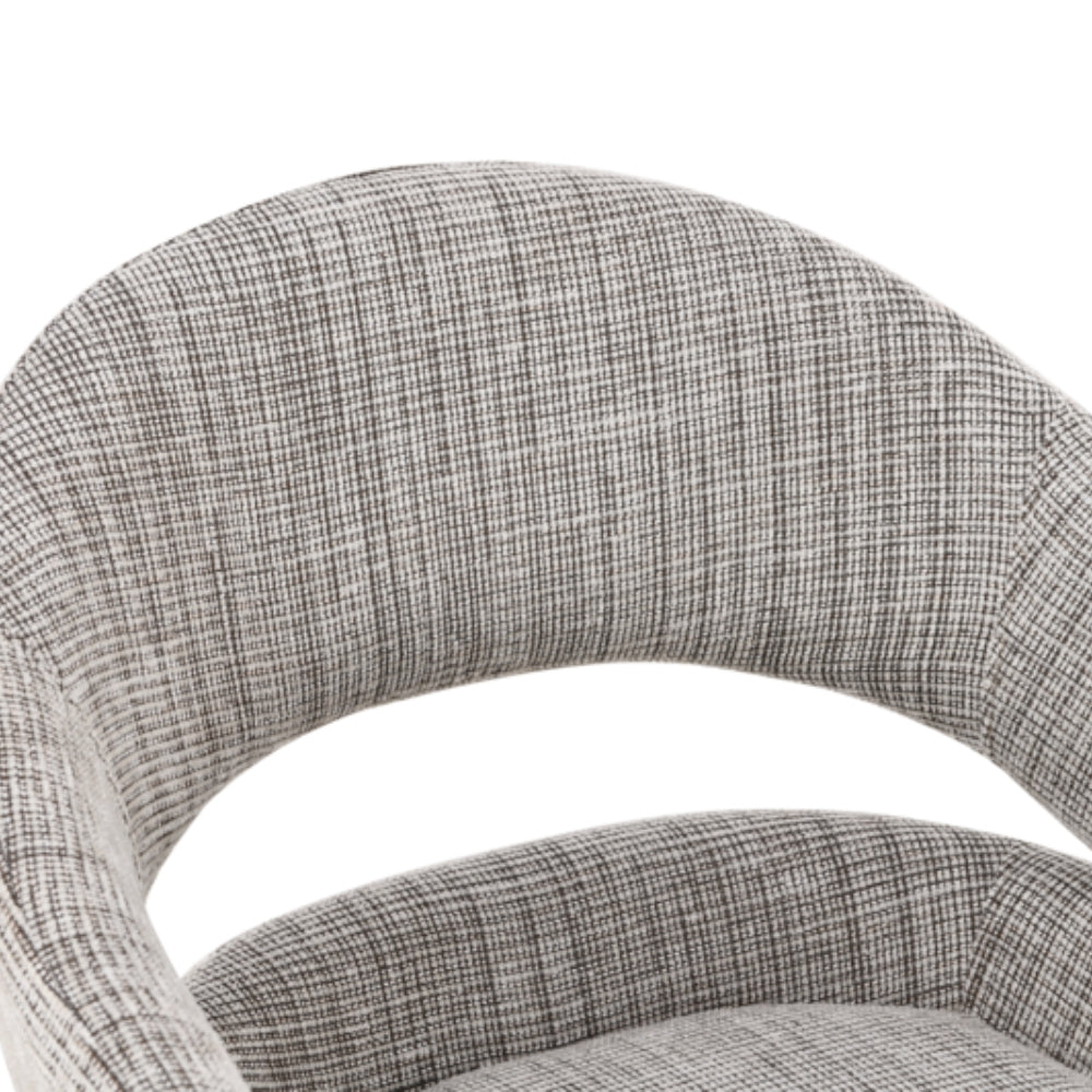 MUST Living Silla de comedor giratoria Clooney Beige
