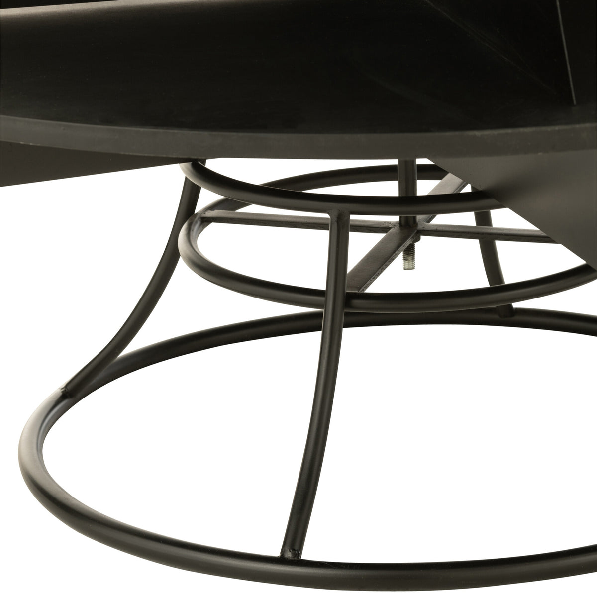Soporte para árbol de Navidad de metal negro pequeño J-Line