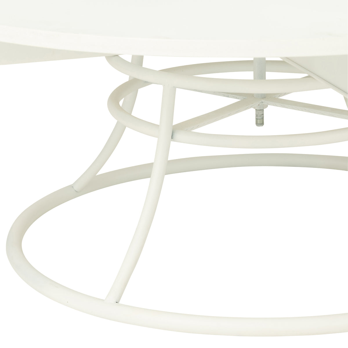 Soporte para árbol de Navidad de metal blanco mediano J-Line