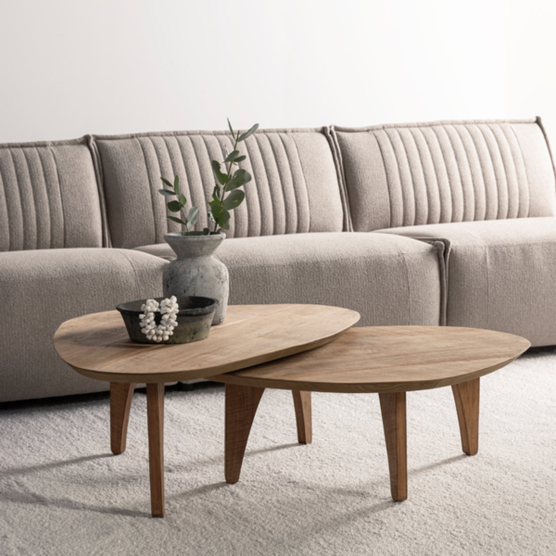DTP Home Bliss Mesa de centro Pebble Teak