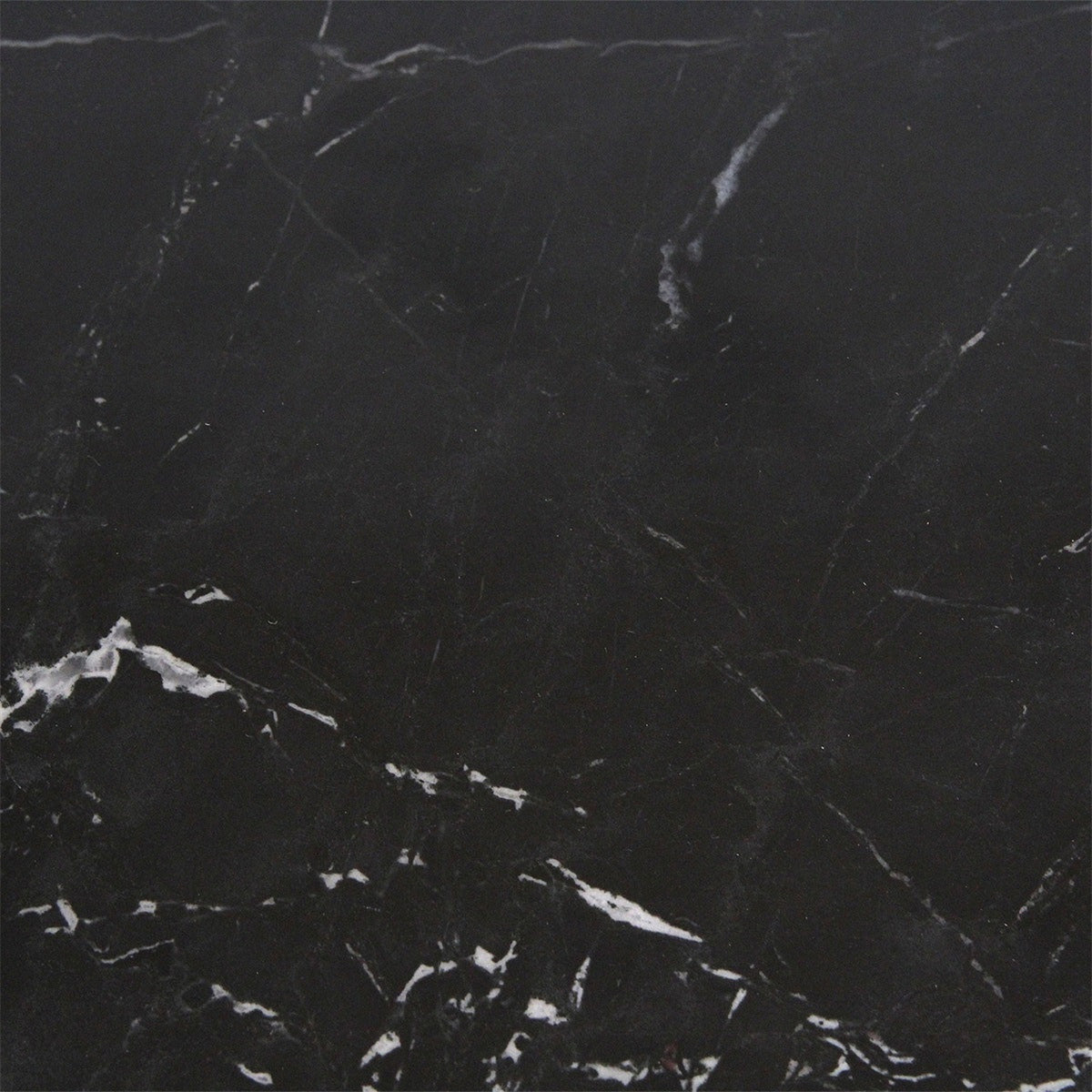 Mesa auxiliar Lampung Mármol Negro Ø40x50 cm Raw Materials